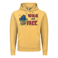Vintage Mustard wild and free Vintage Hoodie - MaliasSmallBusiness