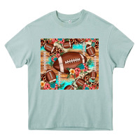 Arona football leopard cowhide Heavy Core Tee - JahusDesignShop