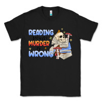 Black reading because murder is wrong Classic Tee - MaliasSmallBusiness