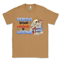 Toasted Coconut reading because murder is wrong Classic Tee - MaliasSmallBusiness