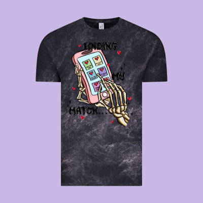 Finding My Match Vintage Tee Designed By Maliassmallbusiness