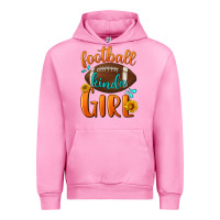 Fuchsia Pink football kinda girl Urban Hoodie - BundleAndBundleShop