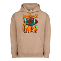 Pigment Burro football kinda girl Urban Hoodie - BundleAndBundleShop