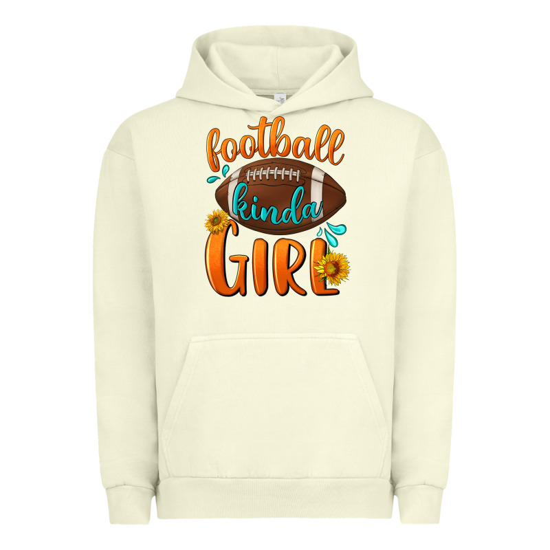 Football Kinda Girl Urban Hoodie by BundleAndBundleShop | Teevron