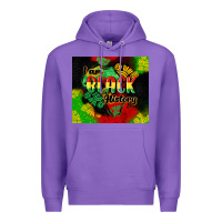 Purple i am black history tumbler cowgirl Premium Hoodie - CowGirlArtShop