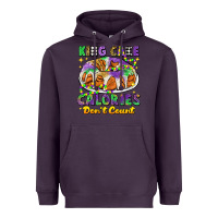 Plum king cake calories dont count mardi gras Heavyweight Hoodie - CowGirlArtShop