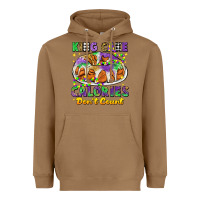 Toasted Coconut king cake calories dont count mardi gras Heavyweight Hoodie - CowGirlArtShop