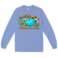 Colony Blue with god all things are possible  copy Long Sleeve Tee - MaliasSmallBusiness