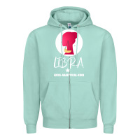 Seafoam Libra Zodiac Sign Horoscope Birth Gift Girl Zipper Hoodie - Bettercallsaul