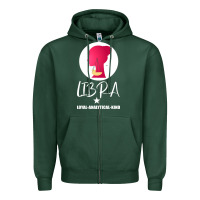 Sports Green Libra Zodiac Sign Horoscope Birth Gift Girl Zipper Hoodie - Bettercallsaul