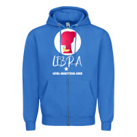 True Royal Libra Zodiac Sign Horoscope Birth Gift Girl Zipper Hoodie - Bettercallsaul