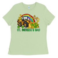 Matcha i dig st patrick s day bulldozer Ladies Tee - JahusDesignShop
