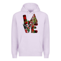 Lilac christmas love Premium Hoodie - JahusDesignShop