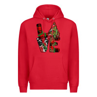 Red christmas love Premium Hoodie - JahusDesignShop