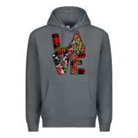 Rock christmas love Premium Hoodie - JahusDesignShop