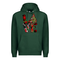 Sports Green christmas love Premium Hoodie - JahusDesignShop