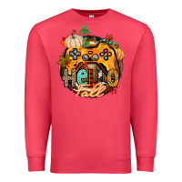 Cardinal hello fall gamer Premium Sweatshirt - CowGirlArtShop