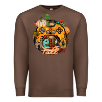 Chestnut hello fall gamer Premium Sweatshirt - CowGirlArtShop