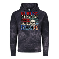 Cloud Black we are not descended from a fearful me Vintage Hoodie - MaliasSmallBusiness