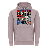 Vintage Zinc we are not descended from a fearful me Vintage Hoodie - MaliasSmallBusiness