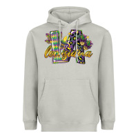 Moon Dust louisiana leopard mardi gras 12 inches 300 dpi Heavyweight Hoodie - CowGirlArtShop