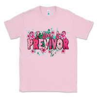Bubblegum Pink i am a previvor Classic Tee - NancyCooperArtShop