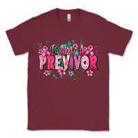 Burgundy i am a previvor Classic Tee - NancyCooperArtShop