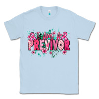 Dusty Blue i am a previvor Classic Tee - NancyCooperArtShop