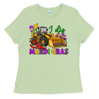 Matcha i dig mardi gras bulldozer Ladies Tee - JahusDesignShop