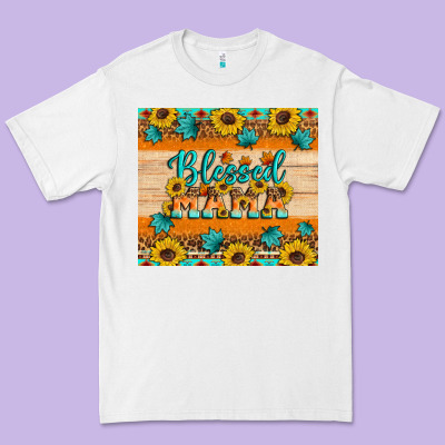 Blessed Mama Premium Tee Designed By Artiststas