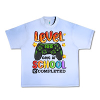 Grape Ice level 100 days of school completed Urban Heavy Tee - MaliasSmallBusiness
