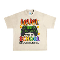 Sandshell level 100 days of school completed Urban Heavy Tee - MaliasSmallBusiness