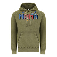 Vintage Olive 4th july mama Vintage Hoodie - MaliasSmallBusiness