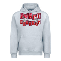 Heather Grey heartbreaker Urban Hoodie - FaDigitalArtStudio
