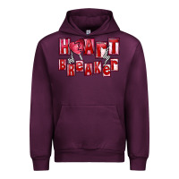 Mauve Wine heartbreaker Urban Hoodie - FaDigitalArtStudio