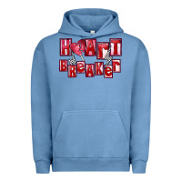 Pigment Pebble Blue heartbreaker Urban Hoodie - FaDigitalArtStudio