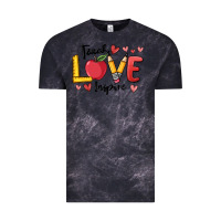 Cloud Black teach love inspire Vintage Tee - MaliasSmallBusiness