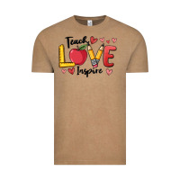 Vintage Coffee teach love inspire Vintage Tee - MaliasSmallBusiness