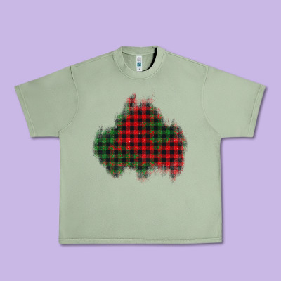 Christmas Glitter Patch Urban Heavy Tee Designed By Adodesignshop