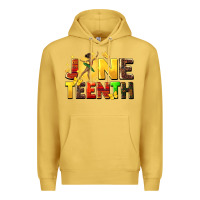 Antique Gold juneteen black girl Premium Hoodie - CowGirlArtShop