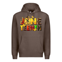 Coffee juneteen black girl Premium Hoodie - CowGirlArtShop