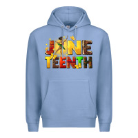 Colony Blue juneteen black girl Premium Hoodie - CowGirlArtShop
