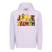 Lilac juneteen black girl Premium Hoodie - CowGirlArtShop
