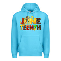 Ocean Blue juneteen black girl Premium Hoodie - CowGirlArtShop
