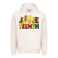 Pale Pink juneteen black girl Premium Hoodie - CowGirlArtShop