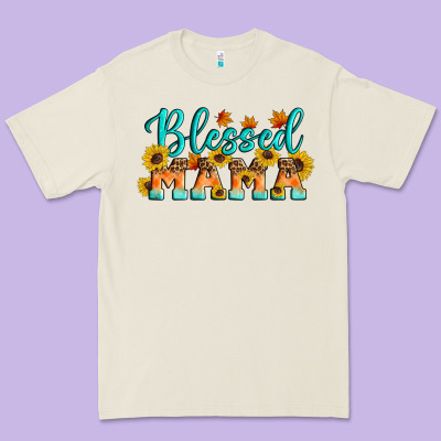 Blessed Mama Premium Tee Designed By Artiststas