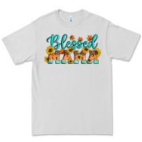 Dove Grey Blessed Mama Premium Tee - Artiststas