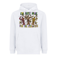White im just here for the crawfish Heavyweight Hoodie - CowGirlArtShop