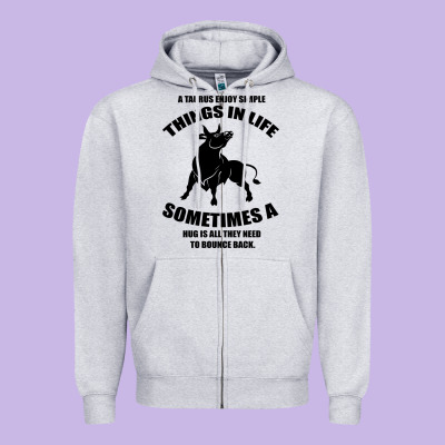 Taurus Horoscope Zipper Hoodie Designed By Bettercallsaul