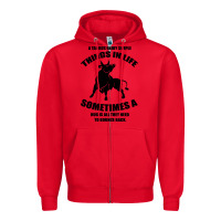 Red Taurus Horoscope Zipper Hoodie - Bettercallsaul